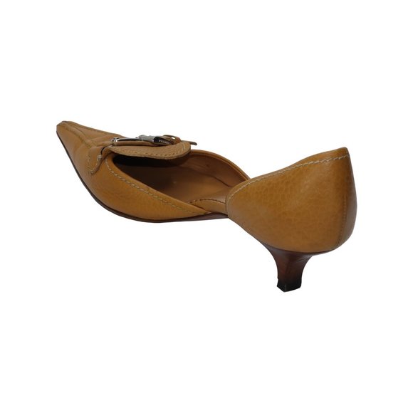 Prada Tan Leather Heels - Picture 5 of 6